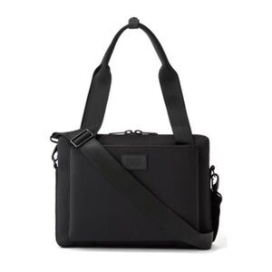 Dagne Dover Medium Ryan Neoprene Laptop Bag in Onyx